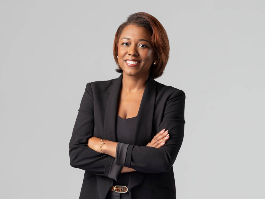 Professional branding portrait at The Loft studio